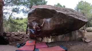 Video thumbnail: Zarzaparrilla, 8a. Albarracín