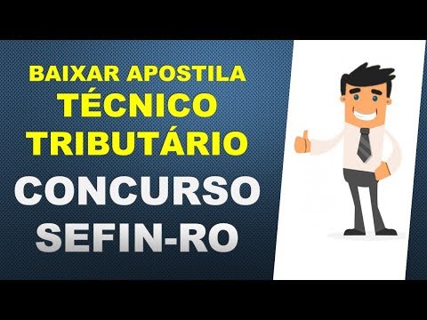 BAIXAR Apostila TÉCNICO TRIBUTÁRIO - Concurso SEFIN RO