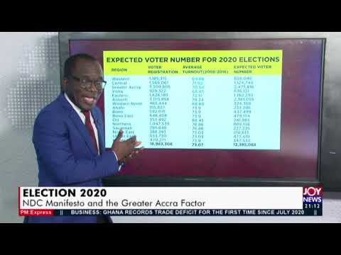 Election 2020: NDC Manifesto and the Greater Accra Factor - PM Express on Joy News (8-9-20)