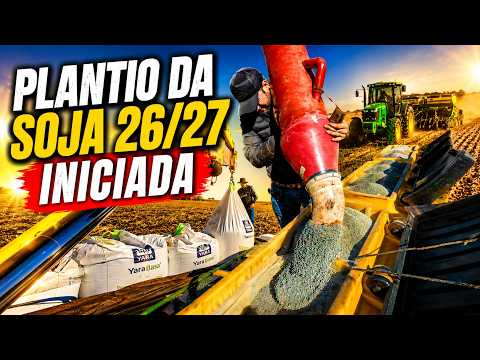 Começamos cedo o PLANTIO da soja no OESTE do PR