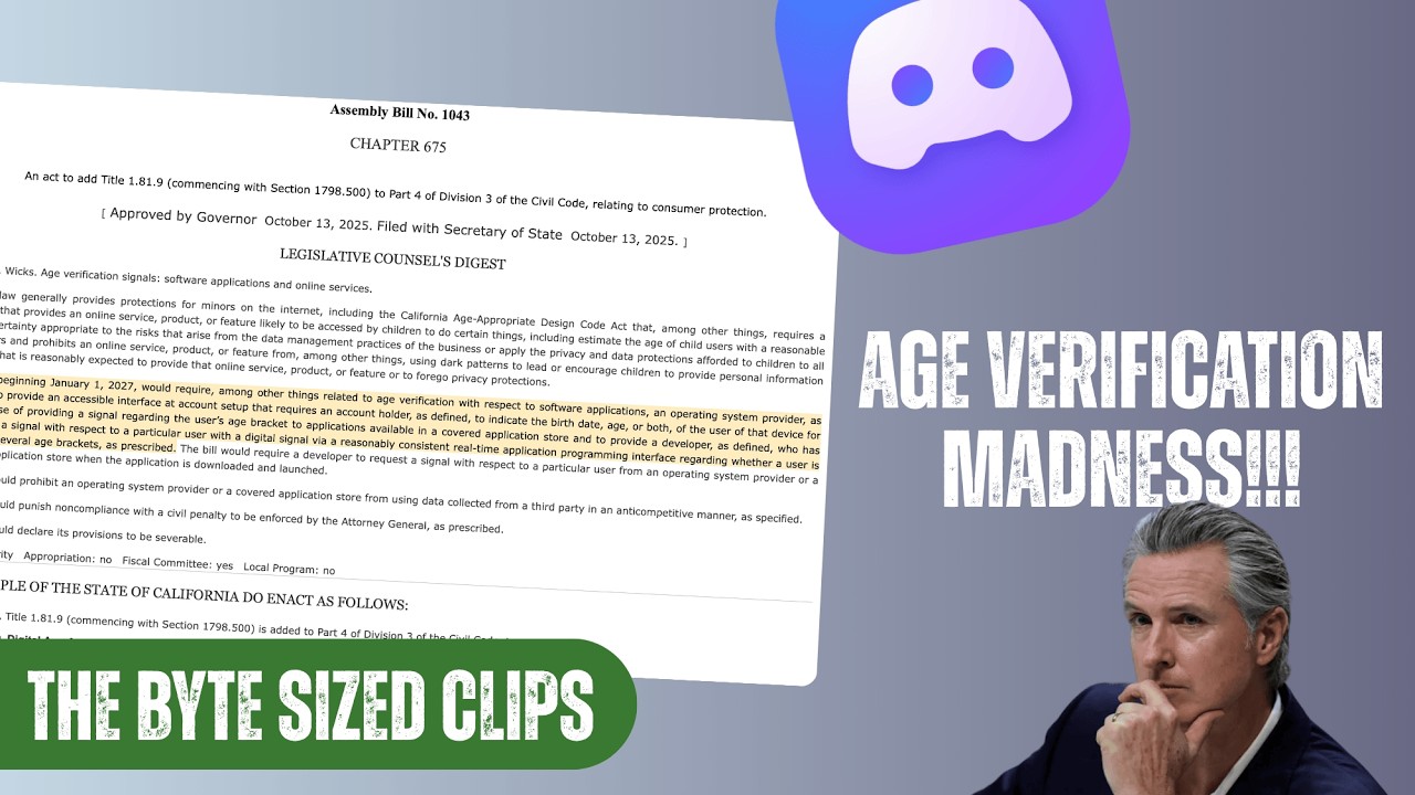 Age Verification Madness! | Byte-Sized Clips