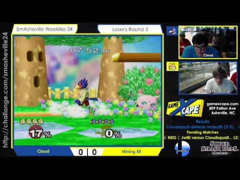 SW24 Losers' R2 - Mining Elf (Fox/Jigglypuff) vs Cloud (Falco)