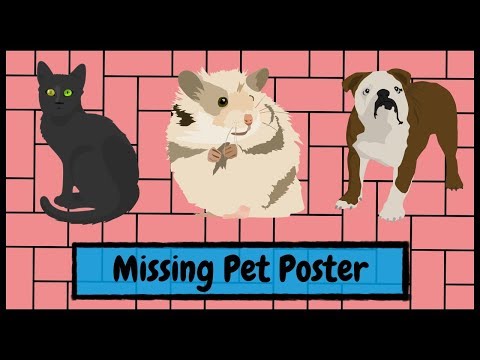 How to Make a Basic Missing Pet Poster Using Your Windows 10 PC