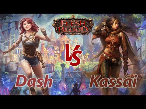 Dash vs. Kassai - Armory Match: Blitz Flesh and Blood TCG Gameplay