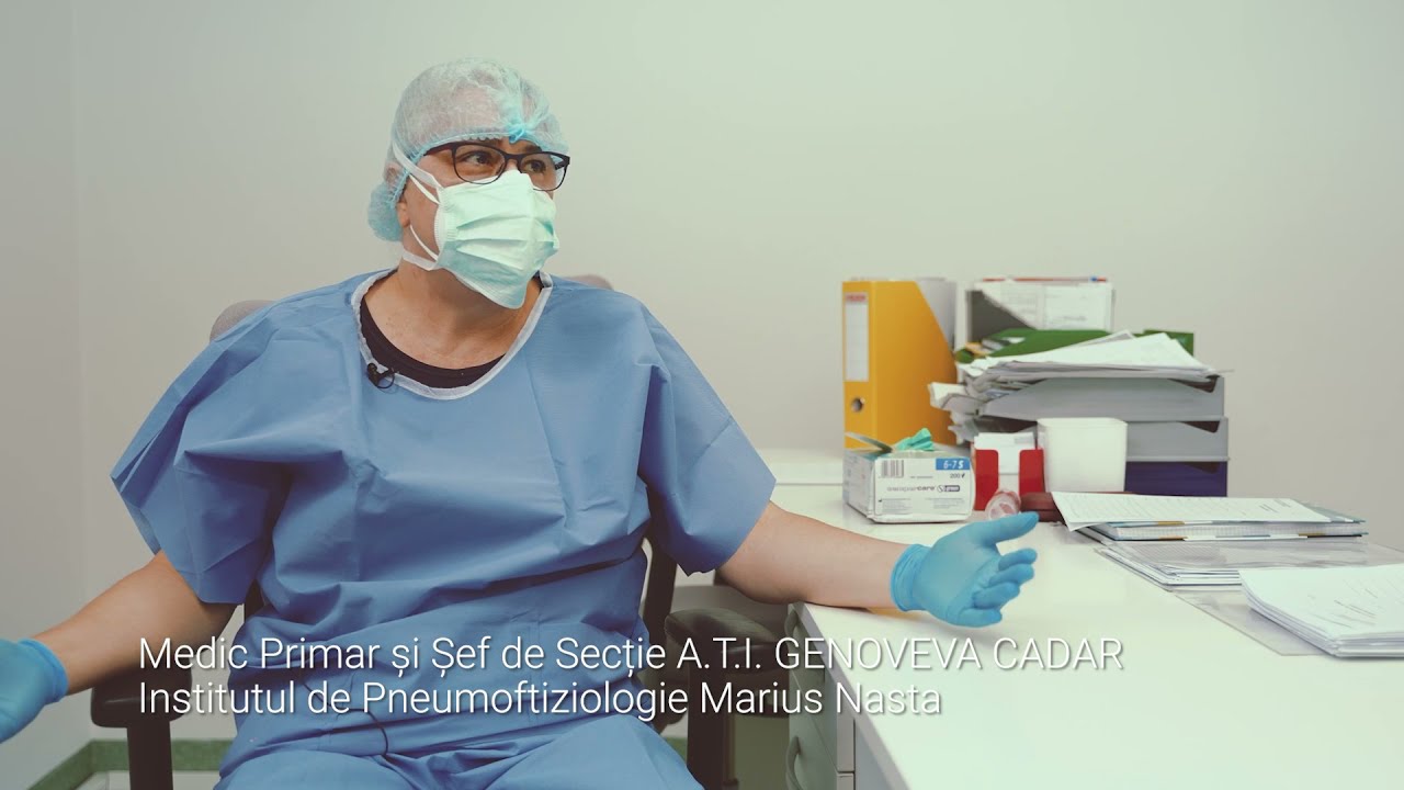 Medic Primar Șef de Secție ATI – Genoveva Cadar - Institutul de Pneumoftiziologie Marius Nasta