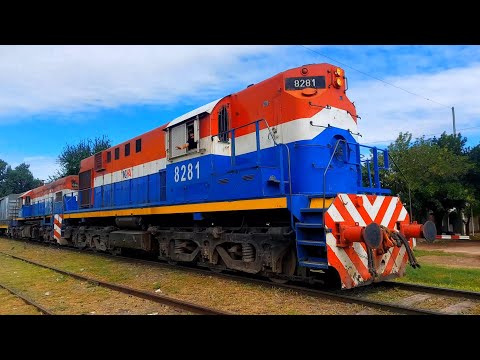 [4K] Tren vacio de NCA con destino a General Deheza pasando por Marcos Juárez!!!!!!