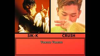 [THAISUB &amp; KARAOKE] VANNESSA - Sik-K (식케이) X Crush (크러쉬) (Prod. BOYCOLD)
