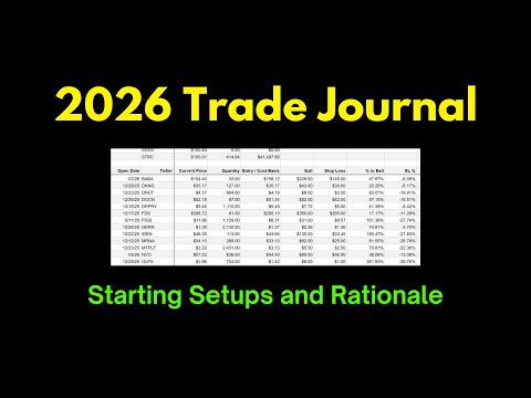TTT: 2026 Trade Journal Intro
