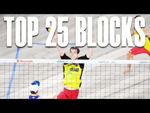 TOP 25 Blocks • The Hague 4 Star 2018 • Beach Volleyball World