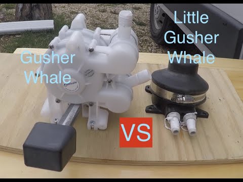 Whale Gusher Galley Foot Pump for van