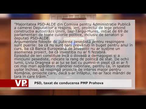 PSD, taxat de conducerea PMP Prahova