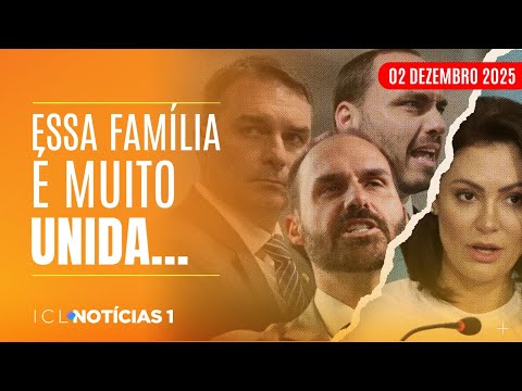 ICL NOTÍCIAS - 02/12/25 - MICHELLE ANTECIPA CAMPANHA PRESIDENCIAL E IRRITA FILHOS DE BOLSONARO