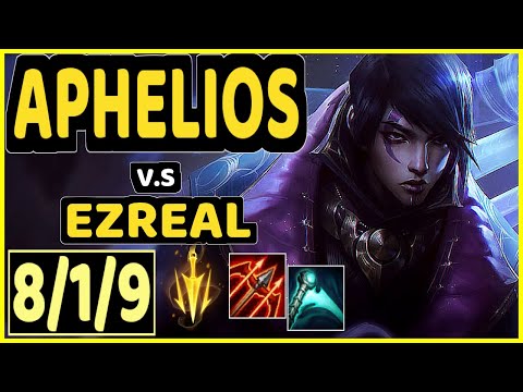 BETTY (APHELIOS) vs EZREAL - 8/1/9 KDA BOTTOM ADC CHALLENGER GAMEPLAY - KR
