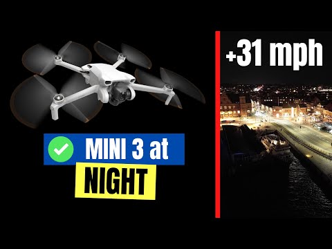 NIGHT Flying the DJI Mini 3 - How good is the Camera?