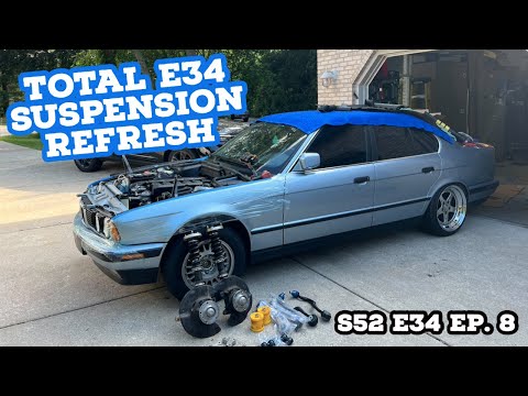 Complete Suspension Refresh on the S52 E34 | Coilovers, Control Arms, and Subframe