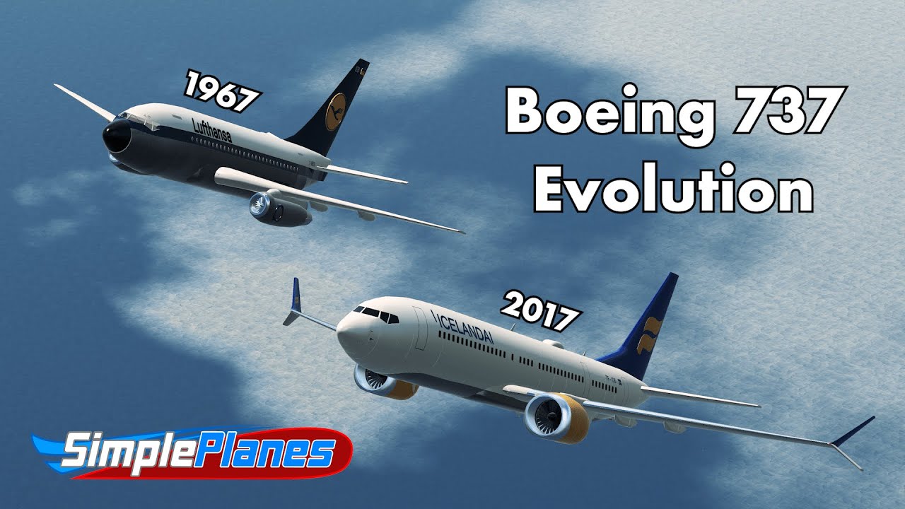 Evolution of Boeing 737 Family in SimplePlanes Under 2 Minutes