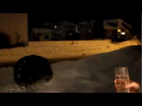 instant vapor - water freezing mid-air at -26 degrees celcius (-14.8F)