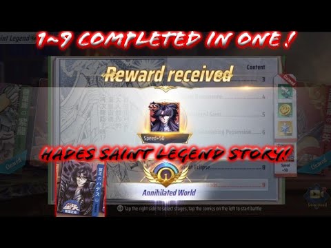 Saint Seiya: Awakening (KOTZ) - Hades Saint Legend Story 1 ~ 9 Completed Show not Guide!