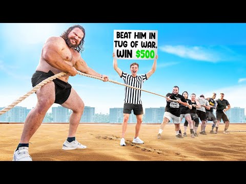 Beat the World's Strongest Man in Tug of War, Win $500