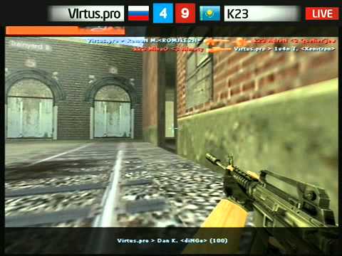 K23 vs. Virtus.pro de_train on ArbaletCup 01.06.2009