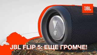 Портативная колонка JBL Flip 5 (черная)