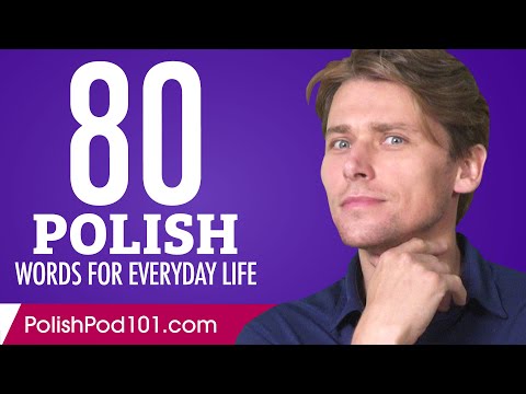80 Polish Words for Everyday Life - Basic Vocabulary #4