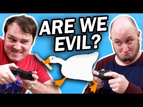 ARE WE EVIL? - Let's Play Untitled Goose Game!