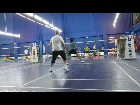 Badminton Men's Double Sparring Muhibbah : Zizi / Azmeer Vs Mass Rommy / Faez