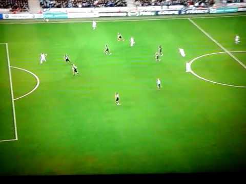 But de L'OM de Cabella contre Monaco en 8e de finale de coupe de france