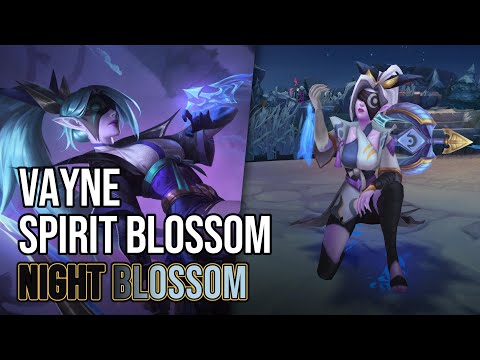 Night Blossom Spirit Blossom Vayne Skin | League of Legends | Chromas Skin