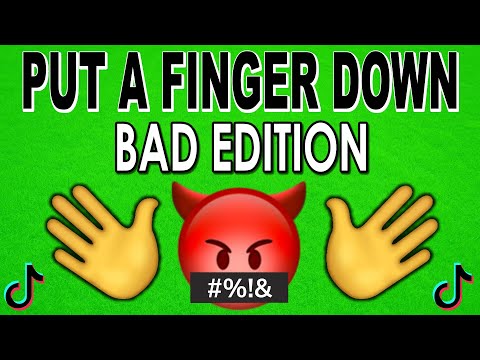 Put a Finger Down | BAD Edition | TikTok Inspired Challenge