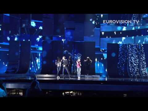 Igor Cukrov and Andrea's first rehearsal (impression) at the 2009 Eurovision Song Contest