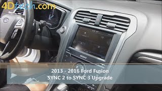 SYNC 2 to SYNC 3 Upgrade | 2013 - 2016 Ford Fusion