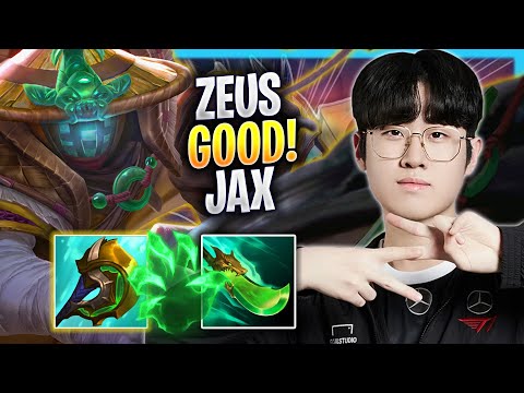 ZEUS IS SO GOOD WITH JAX! - T1 Zeus Plays Jax TOP vs Gragas! | Season 2023
