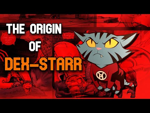 The Origin of Dex-Starr The Red Lantern CAT | DC Comics