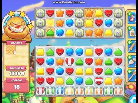 Cookie Jam TUTOR LEVELS 1234