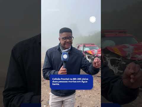 Acidente entre carro e viatura dos Bombeiros mata duas pessoas na BR-285 #shorts