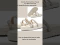 Sandália Feminina Birken Papete Com Brilho Moda Flat