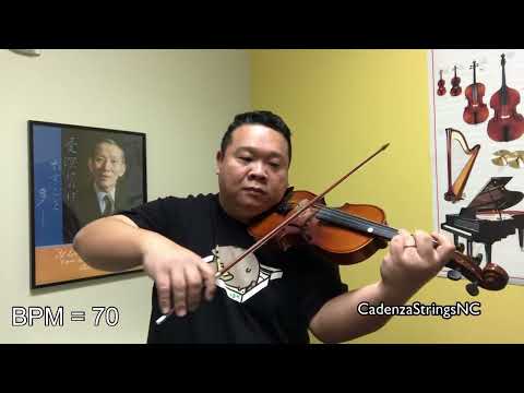 Concerto No. 5 in D Major, 1st Movement | Slow Practice | Suzuki Violin Book 4