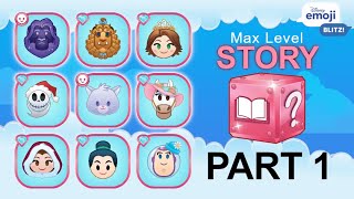 Disney Emoji Blitz STORY Emojis (Part 1) - Max Level