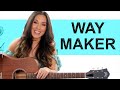 Way Maker EASY Guitar Tutorial with Play Along