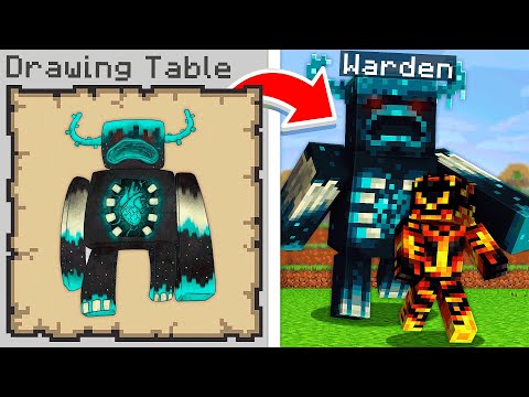 ALT Jeg Tegner Kommer Frem I Min Vens Verden I Minecraft!