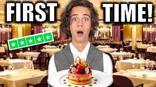 HIS FIRST EVER AFTERNOON TEA! You won't believe his reaction!