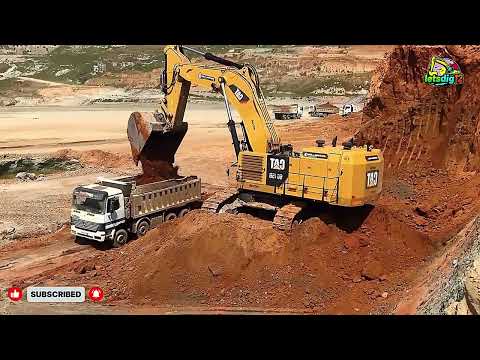 Beast Duo CAT 6015B & Liebherr 976 Excavators Loading Trucks in Just TWO Passes! Extreme Mining