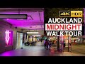 Auckland Saturday Midnight Queen Street New Zealand 4K HDR