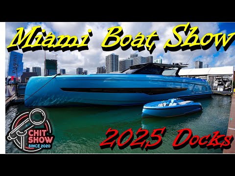 Miami Boat Show 2025 Full Walkthrough ! (Docks)