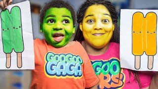 POPSICLE CHANGE MOM DIFFERENT COLORS! Goo Goo
