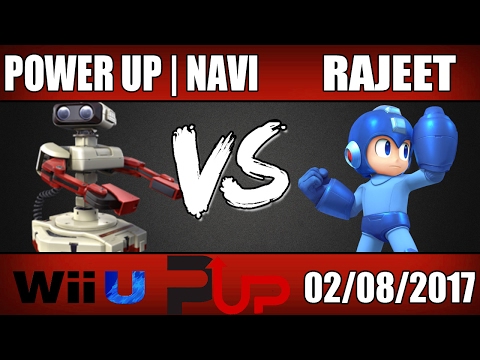 PowerUp | Navi (ROB) vs Rajeet (Megaman) - Wii U Winners Round 1 - SOS