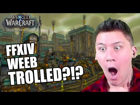 FFXIV Weeb TROLLED by Dragonflight: Back to STARTING ZONE?! - WOW Cutscene Reaction