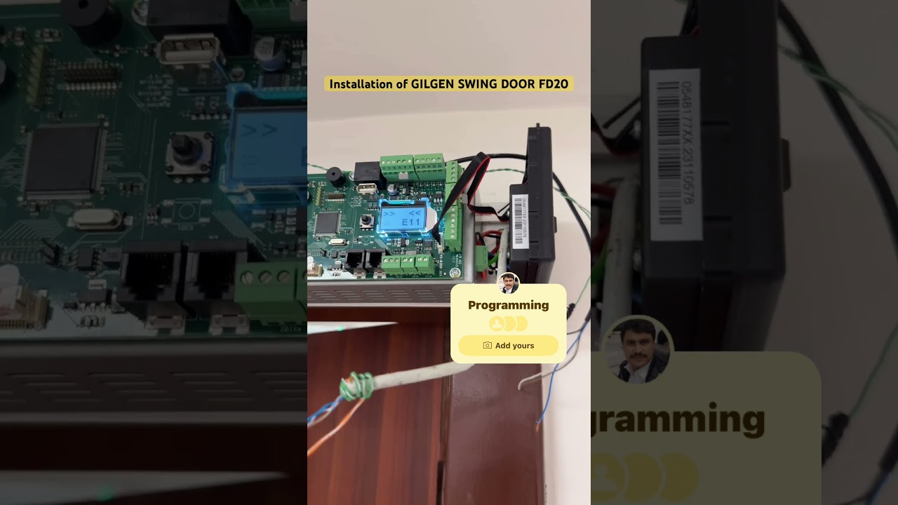 How to install GILGEN fd20 swing door #viral#lifeisbutadream #explore #flowers #sydney #switzerland